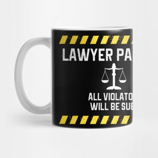 Trial Lawyer Parking Mug